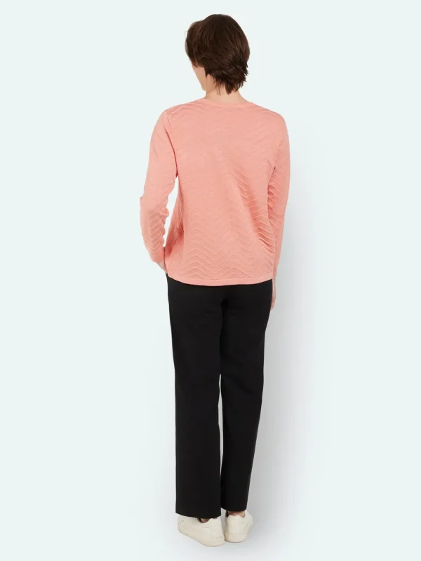 Brandtex Pullovers<Pullover - Coral Melange