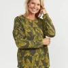 Brandtex Homewear<Sweatshirt - Grape Leaf